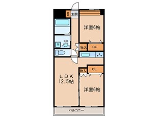 カーサ　クラロの物件間取画像